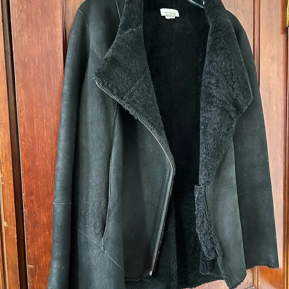 ジャケット・アウター HELMUT LANG asymmetry coat Helmut Lang Black Asymmetric Made In USA Jacket 1990's